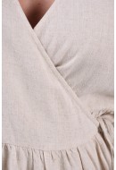 Bluza Dama Selected Slframi Wrap Sandshell